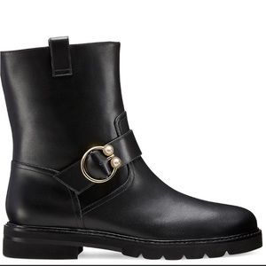 Stuart Weitzman Arlo Bootie with faux pearl